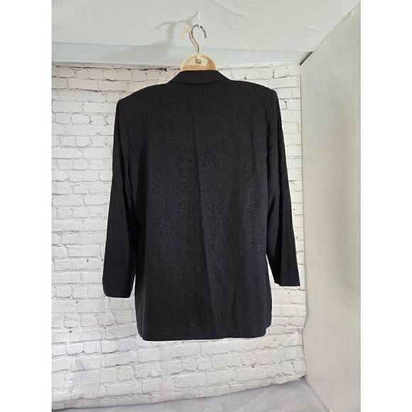 Danielle B Womens Size Small Black Blazer - Picture 3 of 6